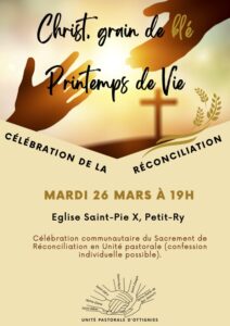 Célébration communautaire de la réconciliation