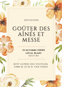 Goûter et messe des ainés